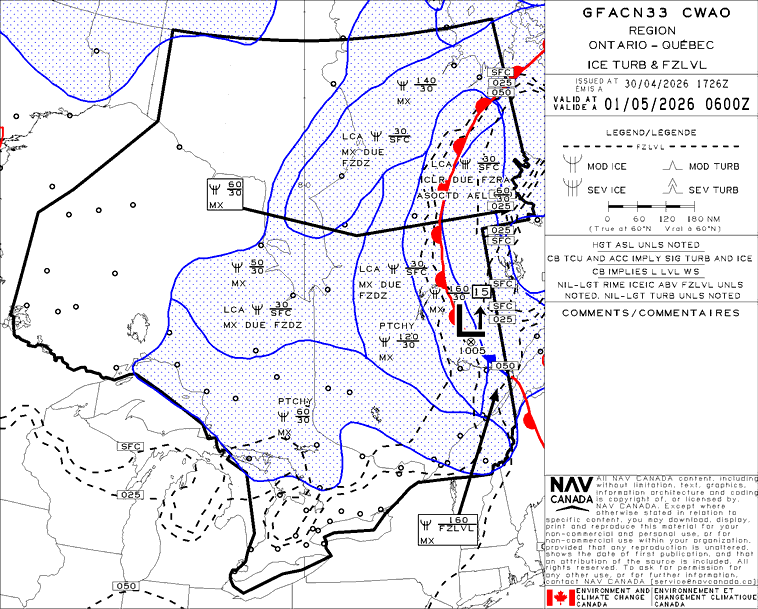 GFA Icing / Turbulence / Freezing levels 05-01 06:00Z (2:00am ET)