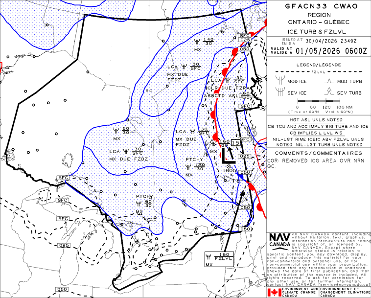 GFA Icing / Turbulence / Freezing levels 05-01 06:00Z (2:00am ET)